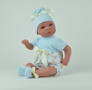 Кукла Лео в голубой шапочке, 50 см. (Asi, 182930)